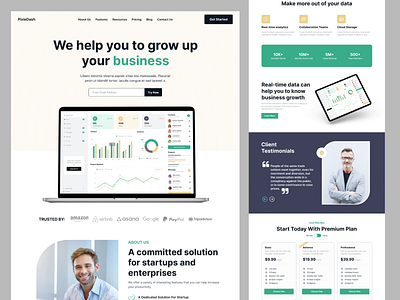 SaaS Landing Page Design