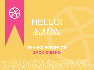 Hello Dribbble debute graphics ui ux website