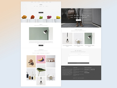 Minimal Portfolio Template by Imran Hossain on Dribbble
