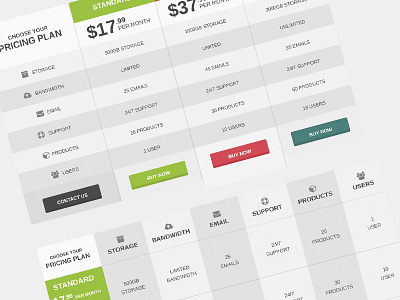 Pricing Table PSD Free free freebies pricing pricingplan pricingtable psd table webdesign