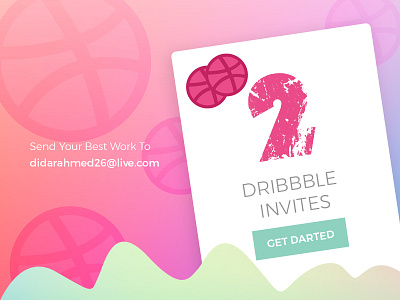 2x Dribbble Invite Giveaway! designer dribbble giveway invite invites player ui ux