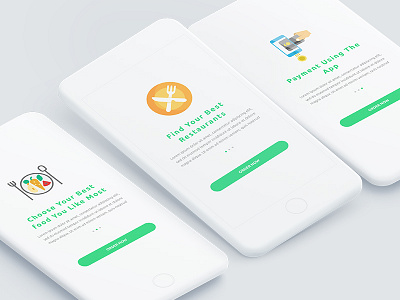 Food Restaurants App Onboarding app appdesign appuidesign food onboarding restaruantsapp restaurants ui uidesign ux uxdesign