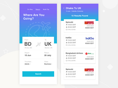 Flight App UI Design airplane dribbble flight flightapp ui ux