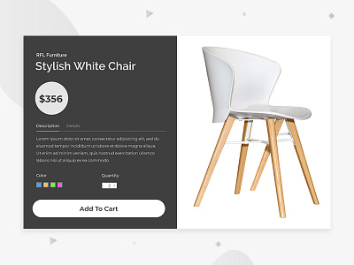 Stylish Wooden White Furniture clean furniture furniture design minimal online store store stylish furniture ui design ui designs ui ux ux design ux designer