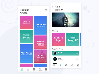 Music App UI Design app ui audio player music music album music app music app design music art music player music player ui