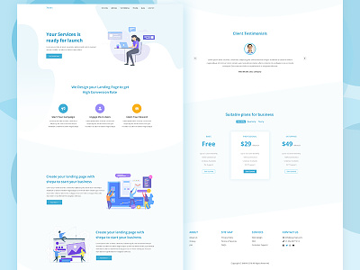 Download Landing Page Psd Designs Themes Templates And Downloadable Graphic Elements On Dribbble PSD Mockup Templates
