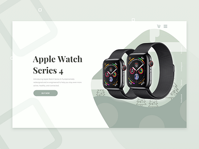 Apple Watch Landing Page app ui design apple apple watch header design lading page design landing page ui design web design website design