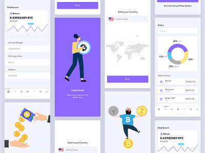 Crypto Currency App UI app design app ui crypto crypto currency crypto trading crypto wallet ui design ui ux ux design