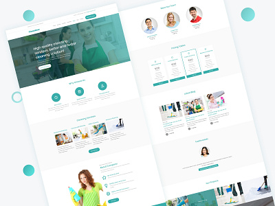 Cleaning Services Website Design