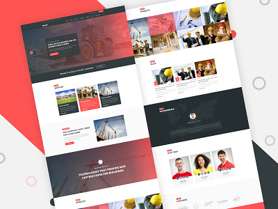 Construction Company Website Design