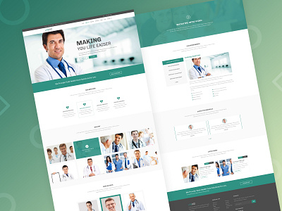 Medical Website Design doctor doctor website medical medical website design ui design ui ux ux design web design web ui website website design