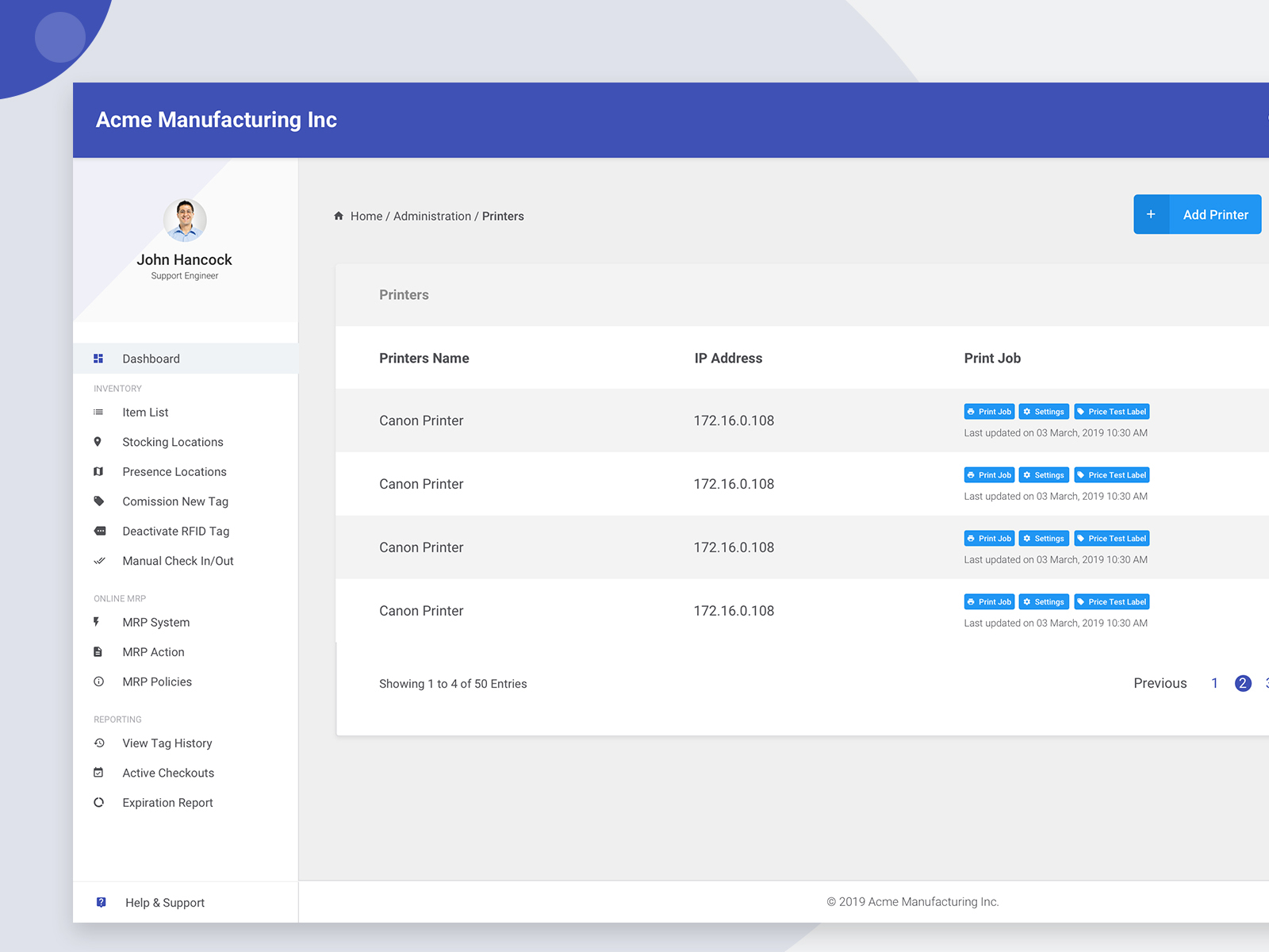 Material Design HR Management by Imran Hossain on Dribbble