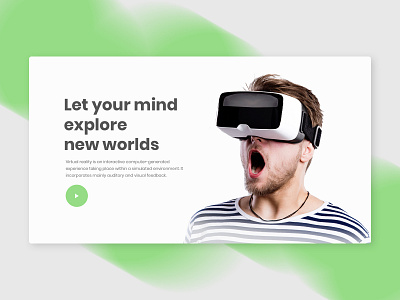 Virtual Reality - VR ui design ui ux user experience design user interface user interface design ux design virtual reality vr web design