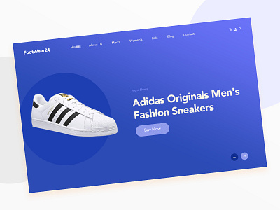 Ecommerce Website Header Design