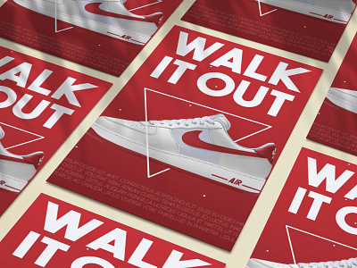 Walk it out _ Poster artwork branding design illustration typography vector
