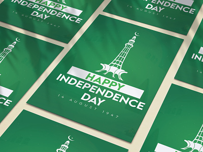 Independence day poster. branding clean design poster vector