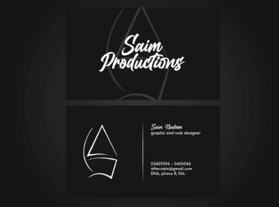 Designed my own business card