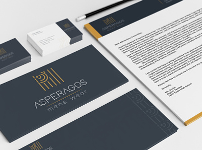brand identity of asperagos artwork brand brand identity branding business card design logo minimal typography vector