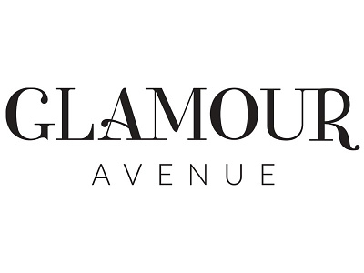 Glamour Avenue Wordmark glamour lettered lettering logo salon serif wordmark