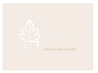 Logo for handmade home candles logodesign candles eco hugge