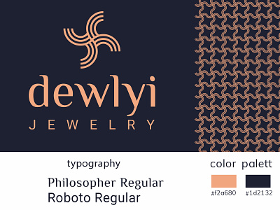 dewlyi logo & branding, jewelry logo & branding. business card creative logo dewlyi dewlyi logo design illustration jewelry logo jewelry logo design modern logo 2020
