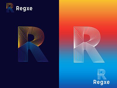 Regxe logo  R letter logo  modern r letter logo