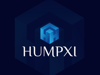 Humpxi logo  H modern logo  H logo branding  H letter logo
