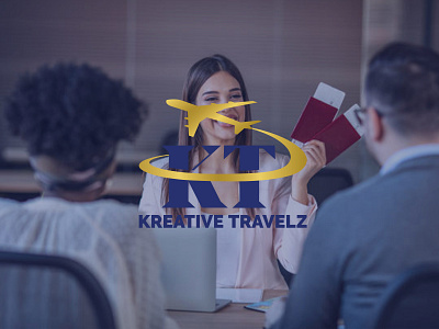 Kreative Travelez logo | Travel agency logo | minimalist logo |