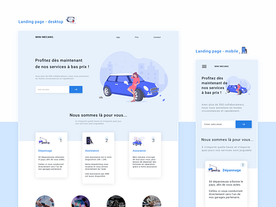 Mini Mecano - landing page. design dribbble landing page landing page design landingpage productdesign productpage shot ui uidesign userinterface ux visual design web webdesign website