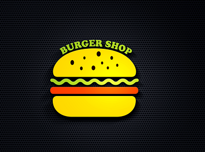 Burger Shop Logo design illustrator logo vector
