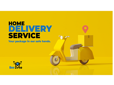 Delivery Service Cover Photo branding design illustration illustrator vector