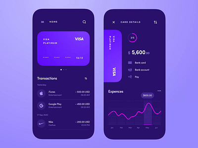 Banking app, NFC payment account app application banking bankingapp cards clean design finance interface ios mobile money nfc pay payment transaction ui ux