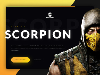 Mortal Kombat X | Scorpion fighter kombat mk mortal scorpion ui