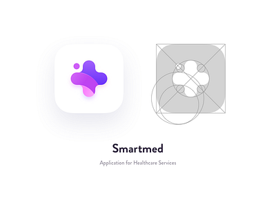 Smartmed logo brand color guide icon logo logotype ui ux