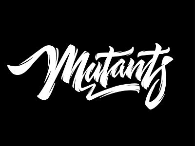 Mutants goodtype illustration lettering letters logo logotype quantize typeface typism typography vector