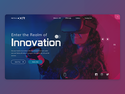 Front page for Retina.XR