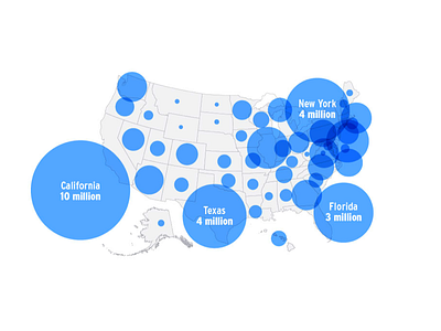 Volumetric Circles cartography data visualization gis map