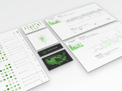 Arccos Web Platform bar chart chart data visualization golf information design product design sketch app uxui design