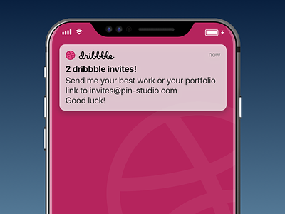 2 Dribbble Invites! invite invites