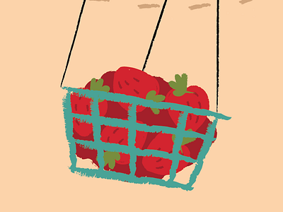 Basket of strawberries