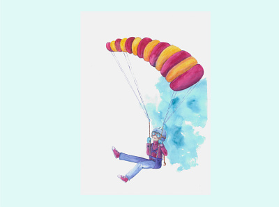 Volando acuarela book childhood cuento illustration ilustración infantil story watercolour