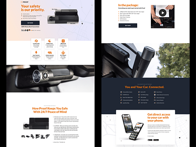 Dash cam PROOF landing page