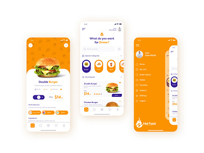 FOOD APP app app design design figma mobile ui uidesign