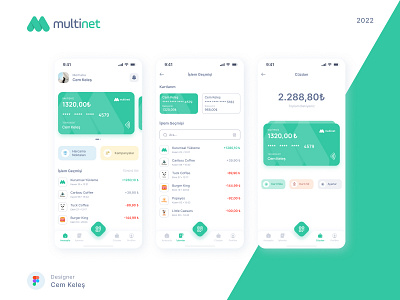 Multipay App Redesign app bank figma mobile