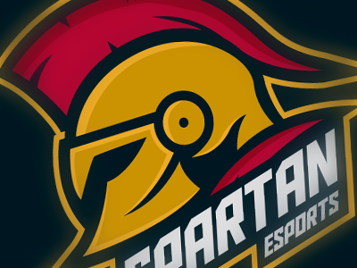 Spartan logo mascot spartan sports