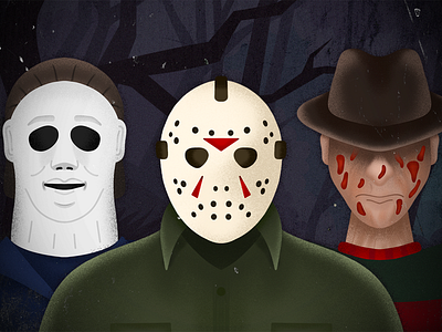 Halloween Characters freddy halloween horror jason kreuger michael myers movie movies voorhees