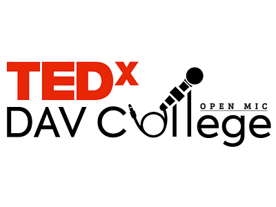 TEDx DAV College Open Mic logo