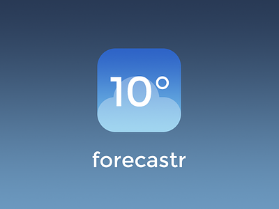 Forecastr 7 app clouds forecast ios rain sun temperature weather
