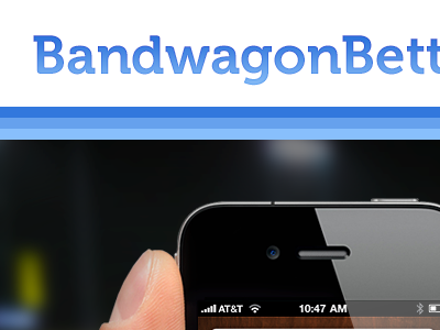 BandwagonBetty app bandwagon bangwagon baseball basketball betty blue football hockey ios iphone sports