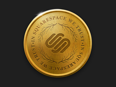 Squarespace Commerce Coin coin commerce gold money squarespace